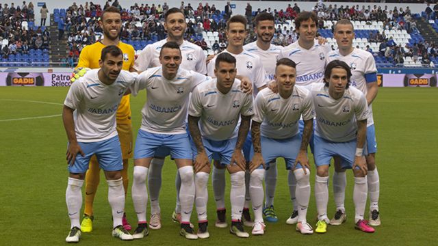 La selección gallega antes del amistoso disputado contra Venezuela en 2016