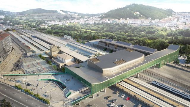 Proyecto del nuevo edificio de viajeros de la estación intermodal de Santiago.