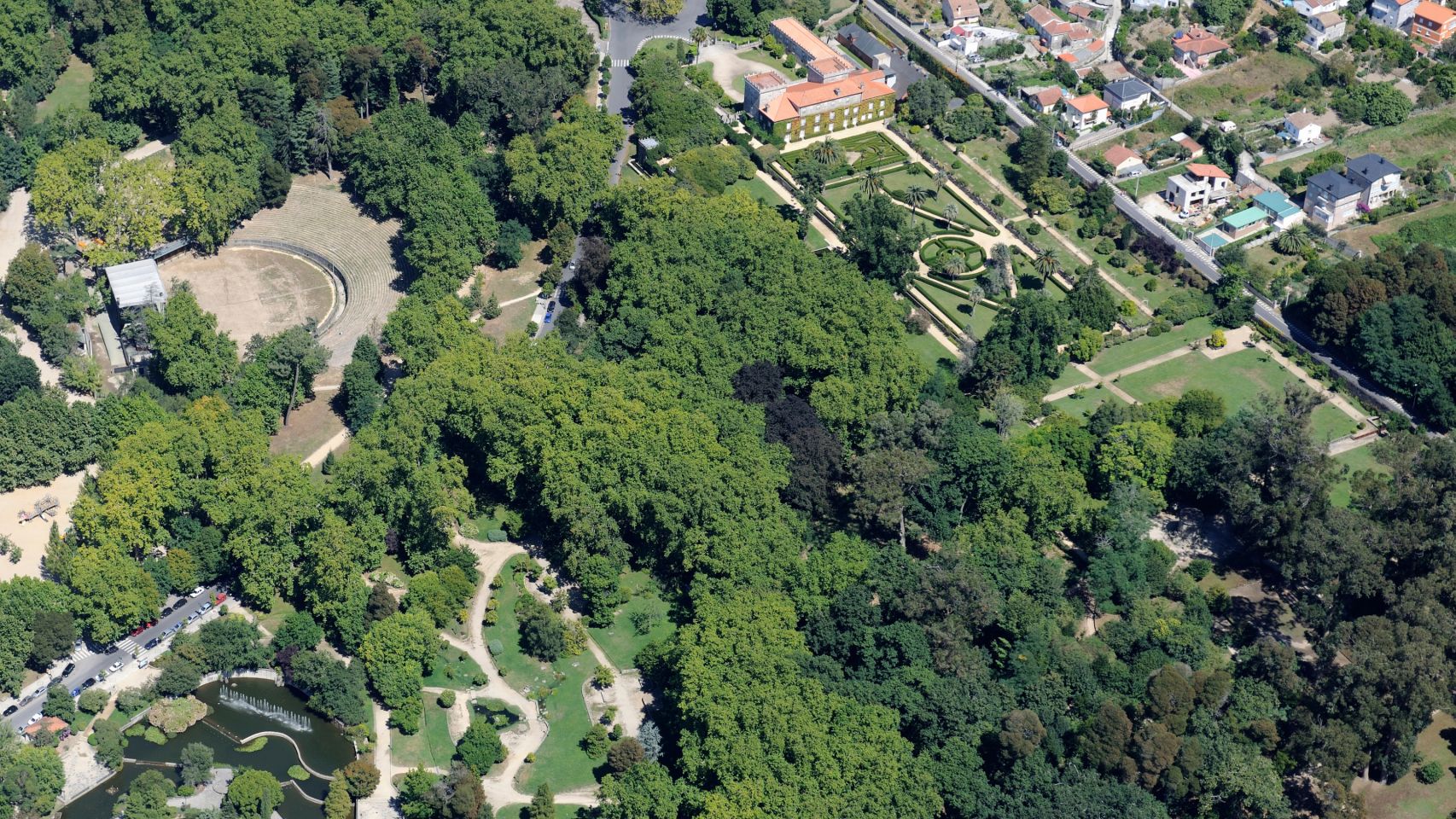 Parque de Castrelos de Vigo.