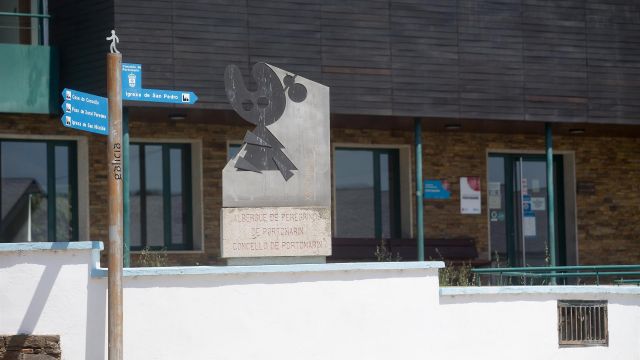 Albergue de Portomarín (Lugo) en la reapertura de la mitad de los albergues de peregrinos públicos.