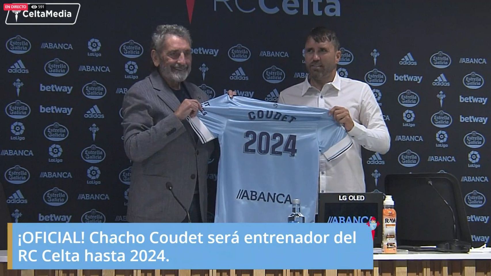 Eduardo Coudet renueva con el Celta hasta 2024