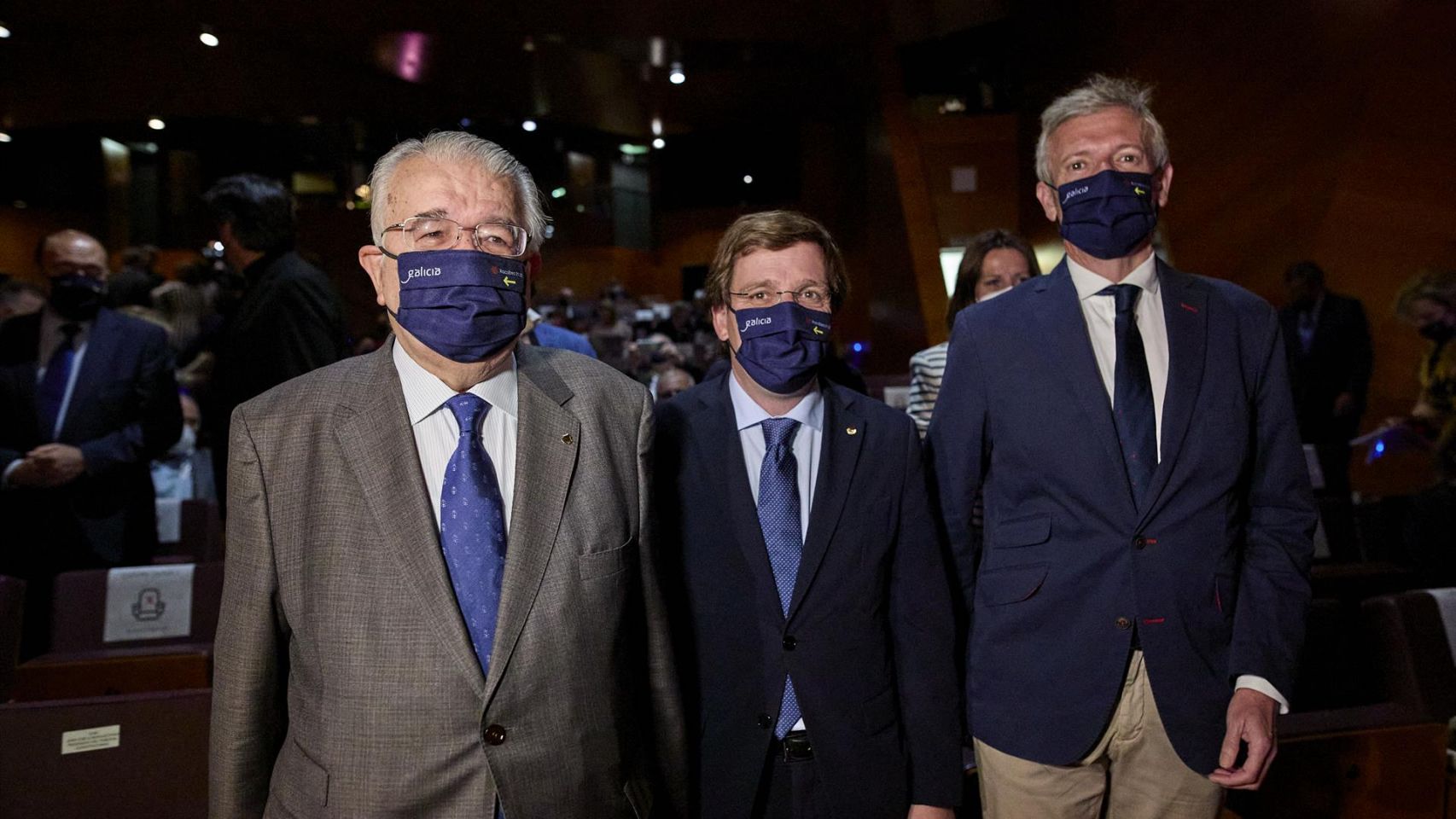 El presidente del Tribunal Constitucional, el alcalde de Madrid y el vicepresidente de la Xunta de Galicia
