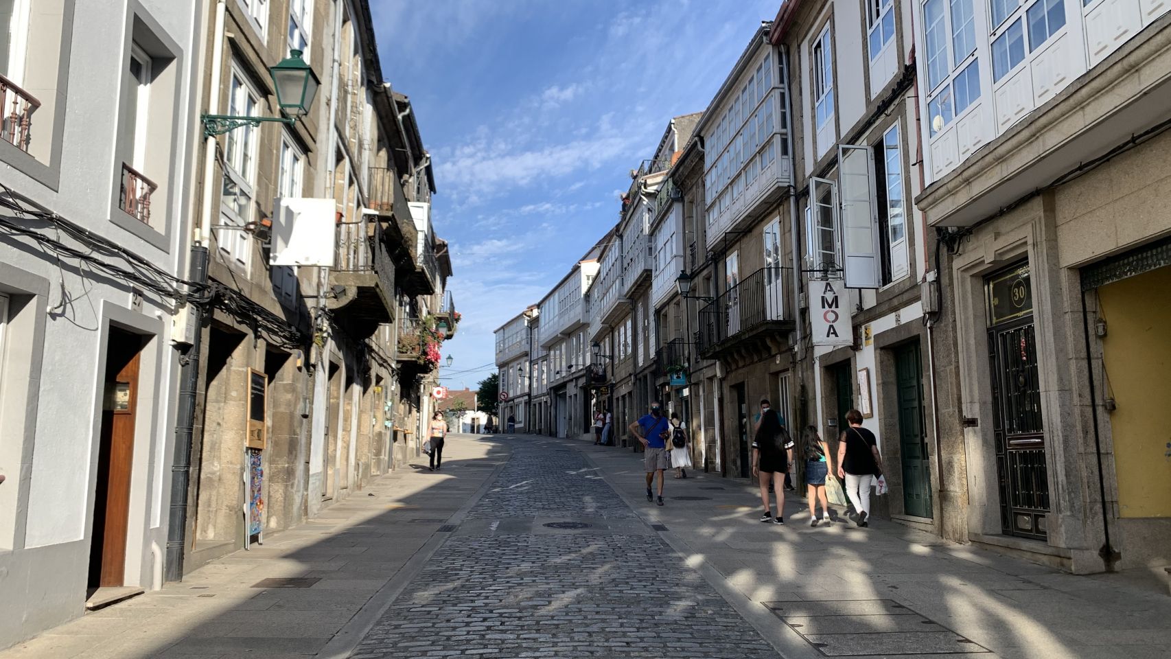 El Barrio de San Pedro, en Santiago de Compostela.