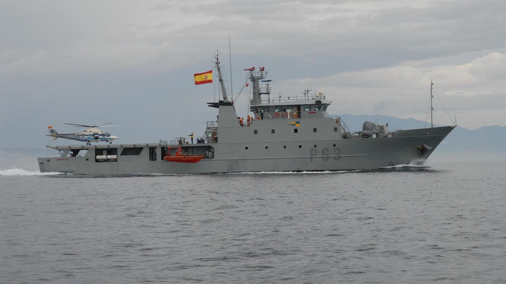 Patrullero de la Armada 'Arnomendi'.