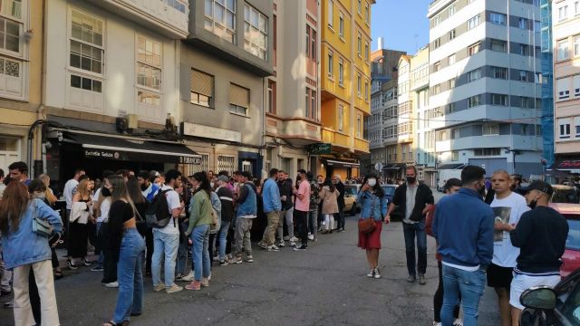 La calle San Juan ayer por la tarde.