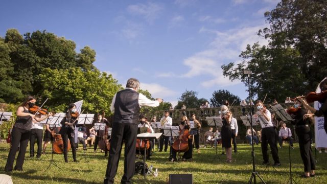 Orquesta Clásica de Vigo en el concierto del Día Europeo de la Música en 2020