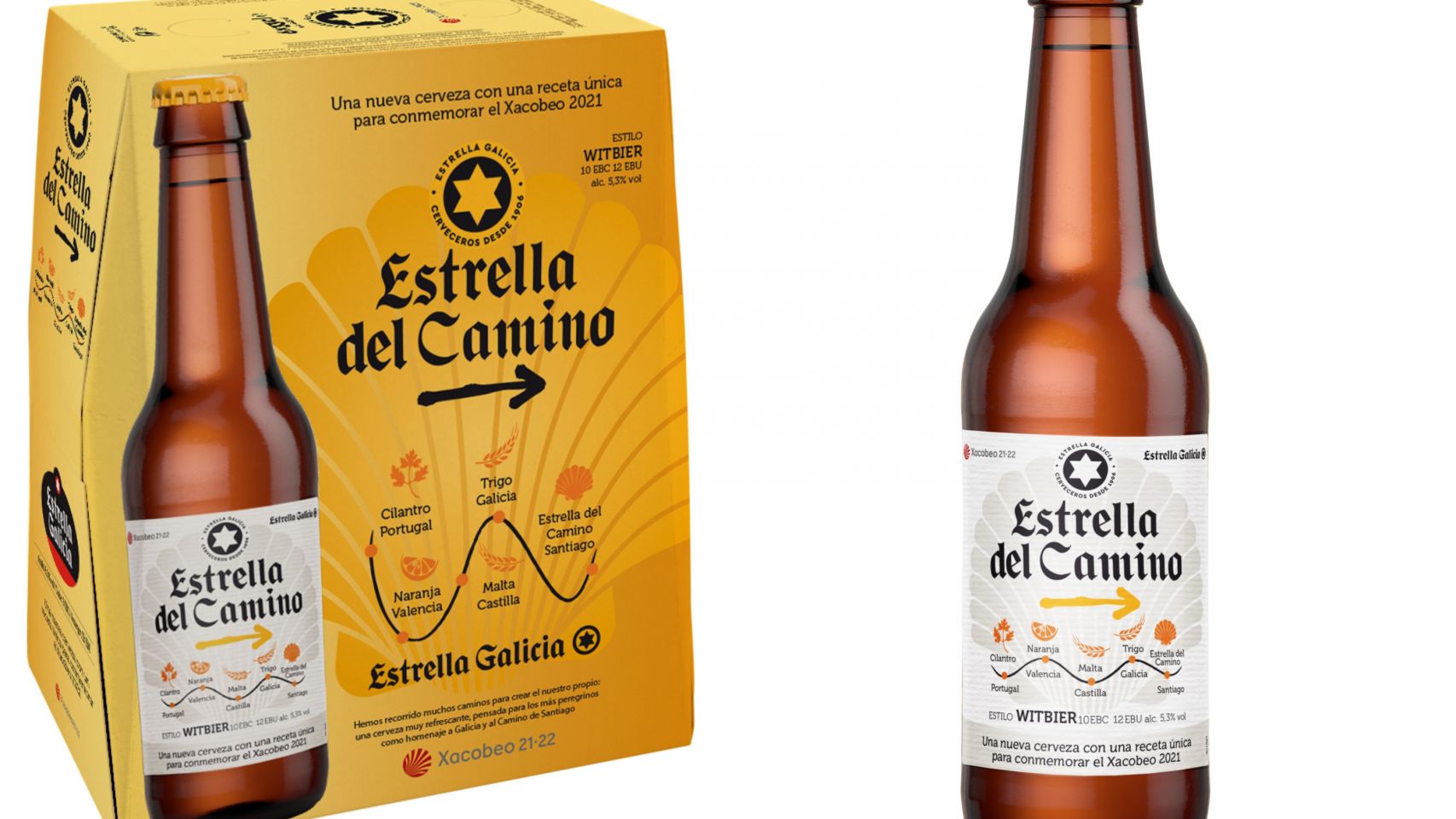Estrella Galicia lanza la nueva edición especial y limitada de su cerveza ‘Estrella del Camino’