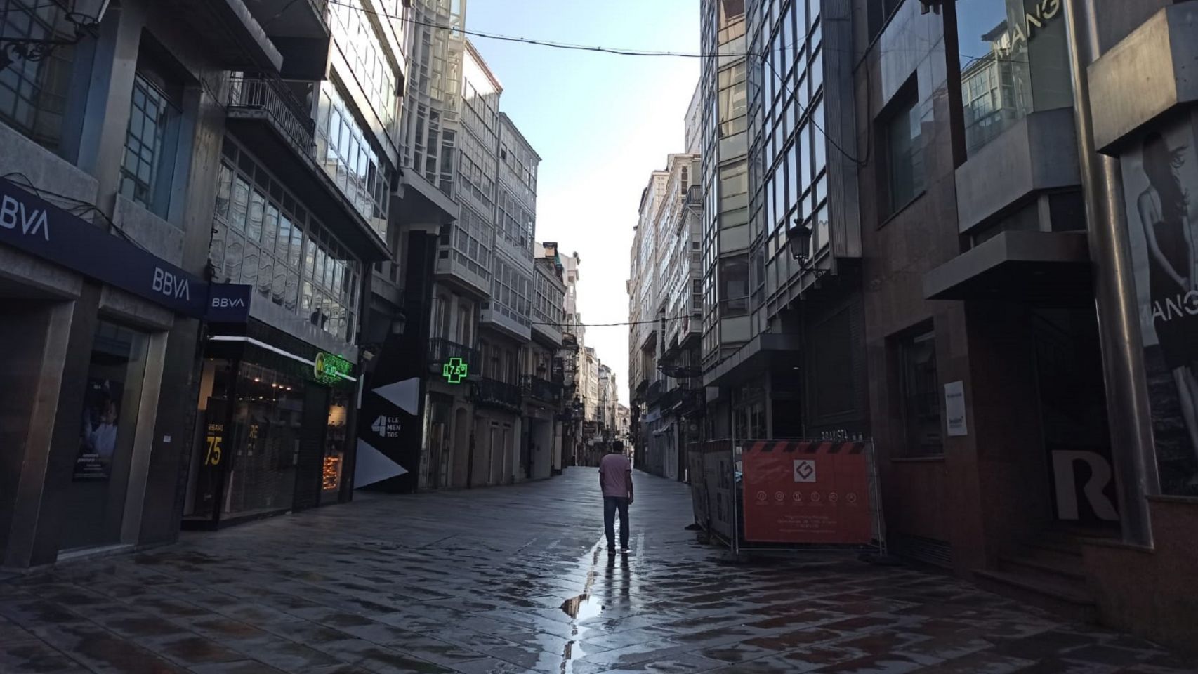 La calle Real, en A Coruña.