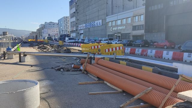 Obras de acondicionamiento en Avenida Beiramar