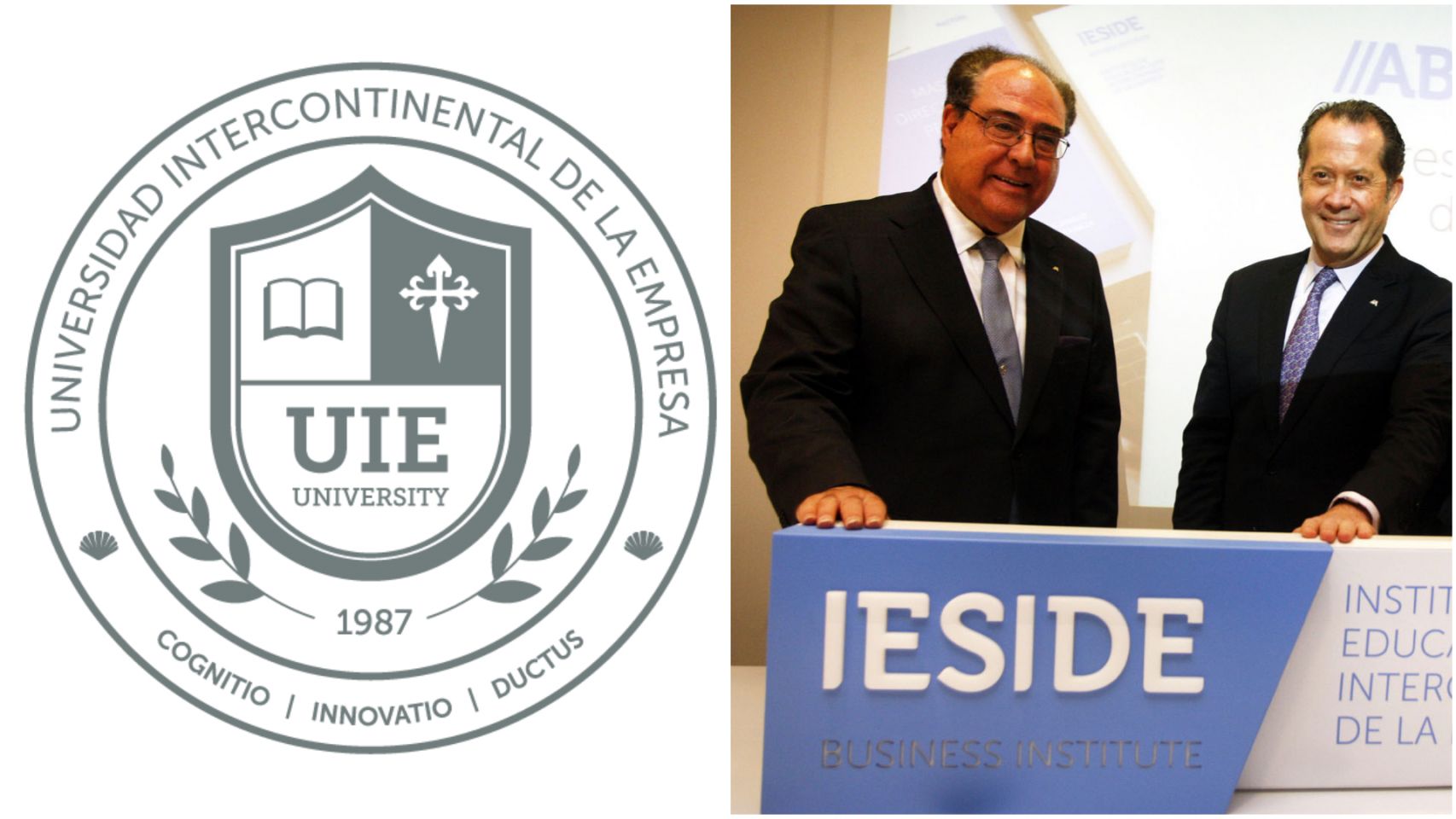 El logo de la Universidad Intercontinental de la Empresa (UIE).