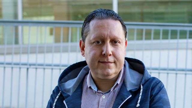 El director de la Cátedra ITG-CITIC en Tecnoloxías de Aeronaves non
Tripuladas, Marcos Ortega.