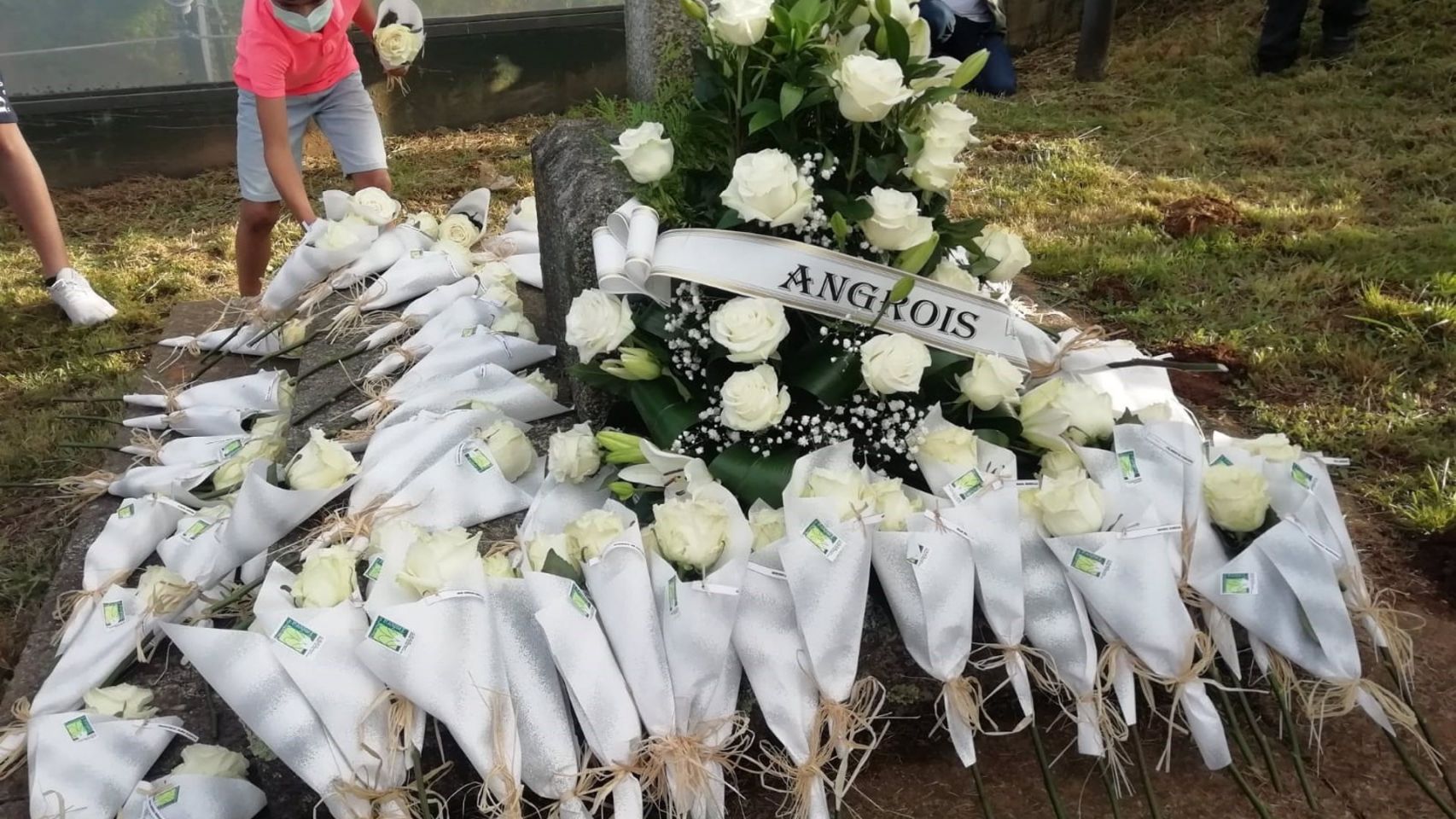 Homenaje a las víctimas del accidente del Alvia.