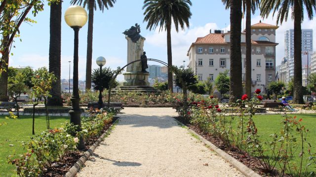 Los Jardines de Méndez Núñez de A Coruña.