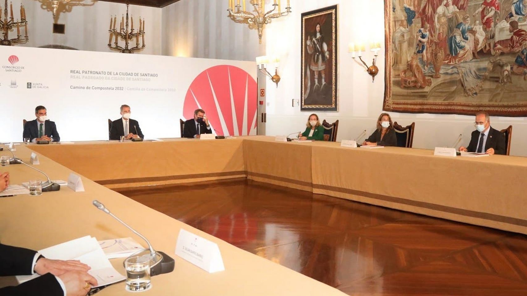 La reunión del Real Patronato de Santiago.