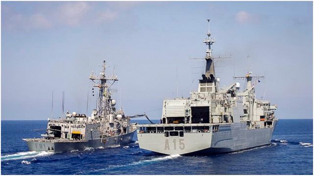 El buque 'Cantabria', de la Armada.