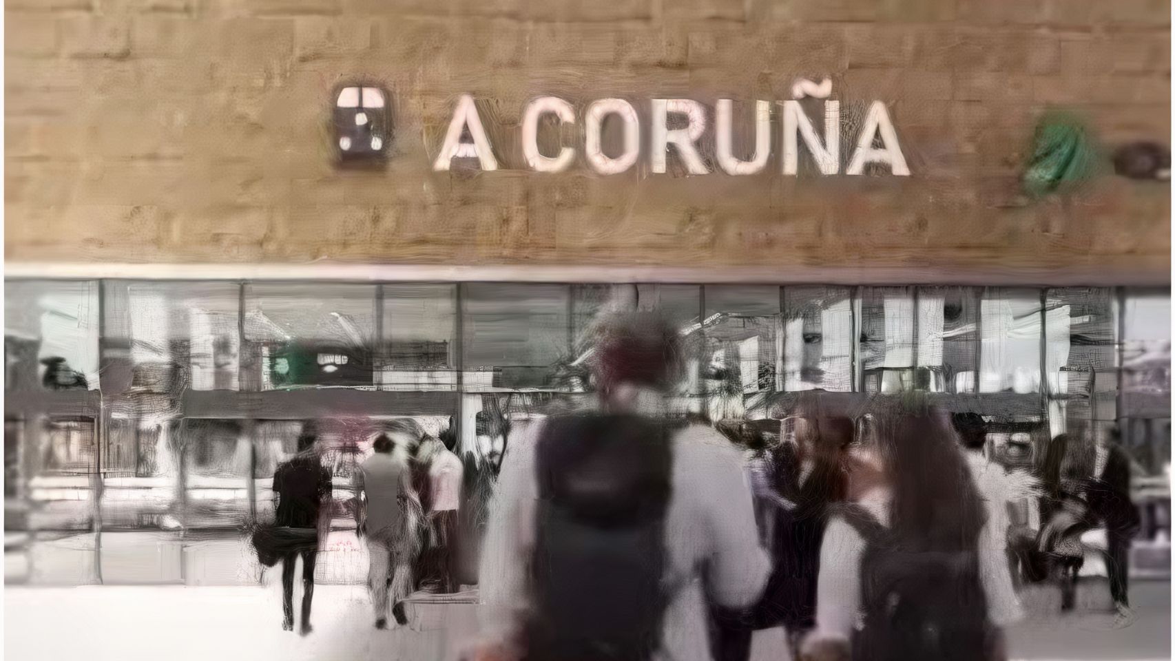 Julia Benedetti en la que será la nueva Intermodal de A Coruña.