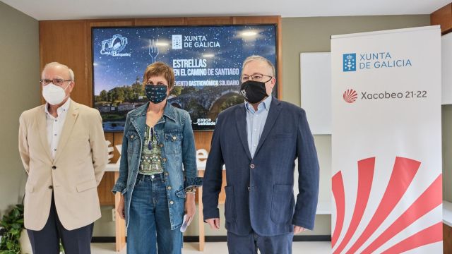 Presentación del evento gastronómico 'Estrelas Solidaria no Camiño de Santiago'.