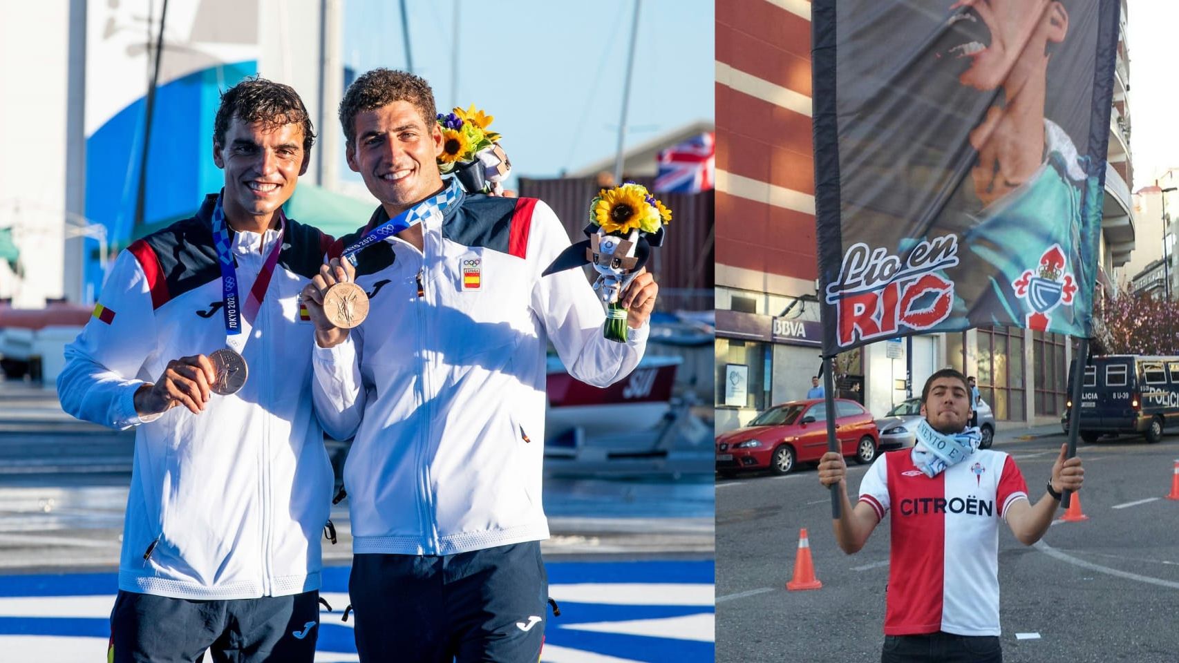 Nico Rodríguez y Jordi Xammar, medalla olímpica para Vigo