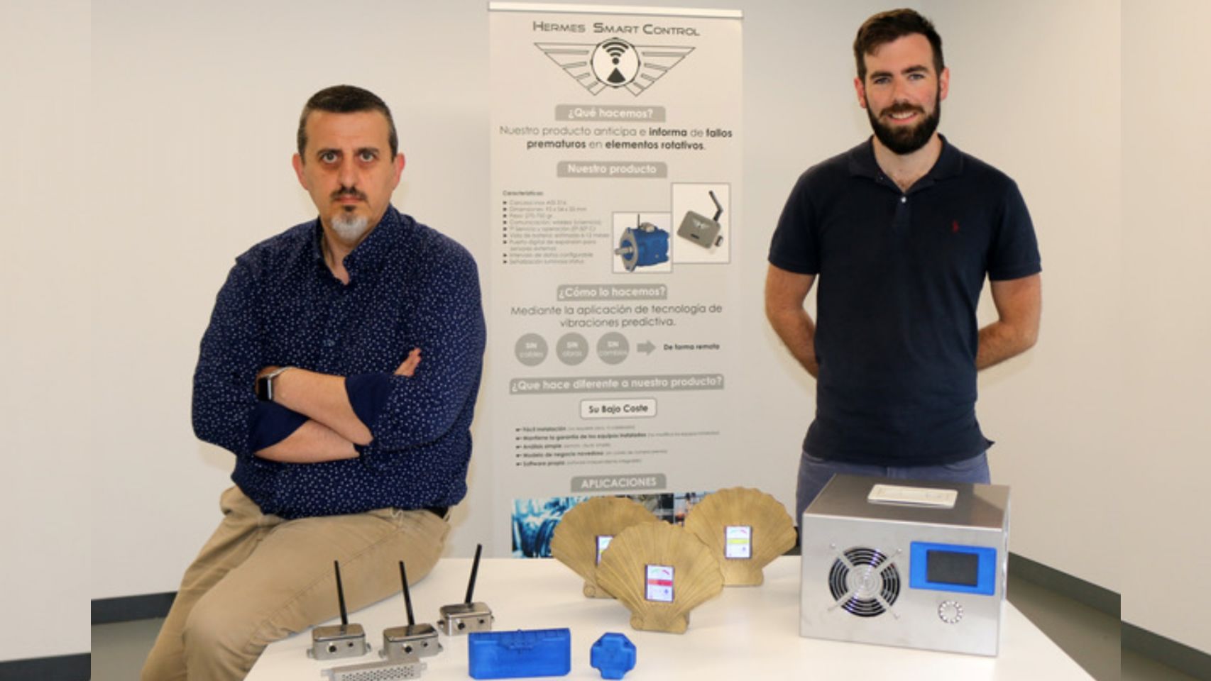 Xavier Barra y Manuel Rañal, fundadores de Hermes Smart Control
