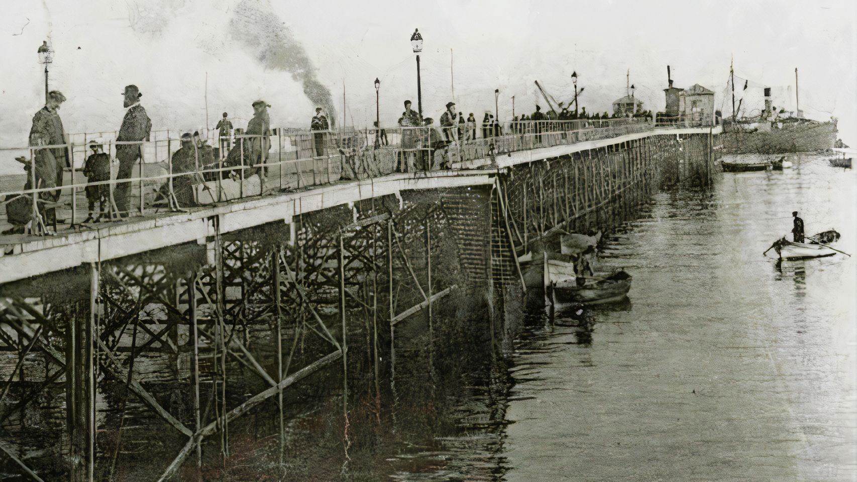 El Muelle de Hierro a principios del siglo XX