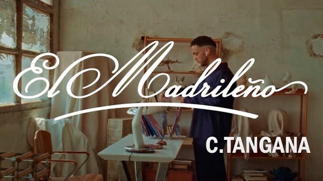 Captura del video promocional de la colección de C. Tangana