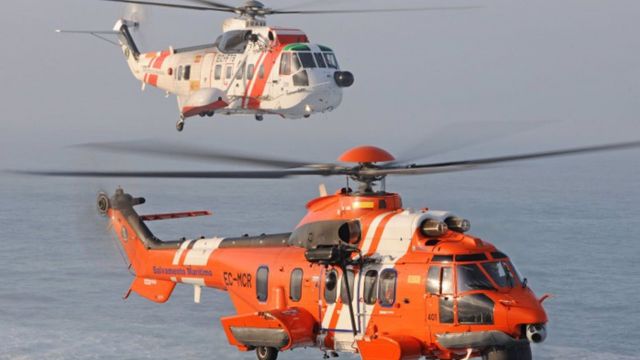 Helicóptero de Salvamento Marítimo en una imagen de archivo.