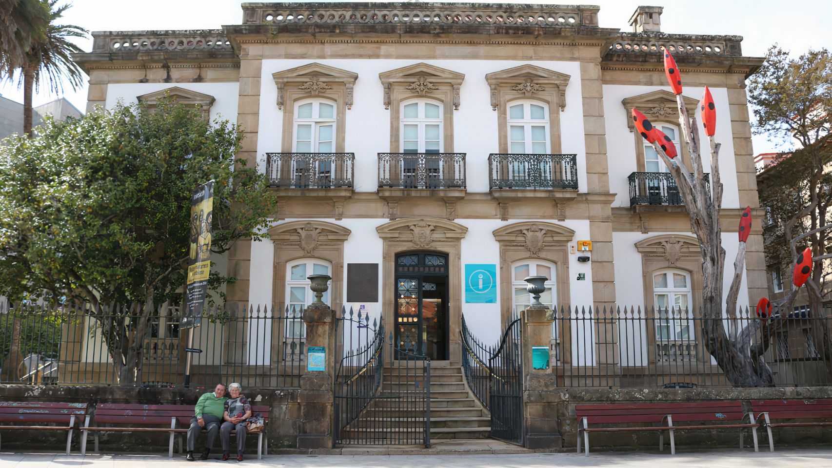 Palacete das Mendoza, sede de Turismo Rías Baixas, en Pontevedra.