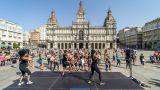 Masterclass de zumba con Termaria Casa del Agua |  Día de la bicicleta en la Fiesta Decabike 2021 en A Coruña