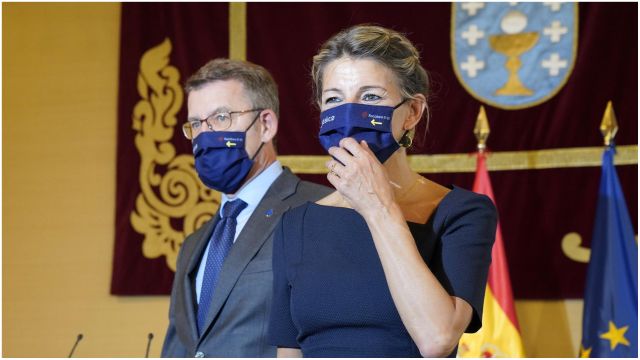 Encuentro esta mañana en Compostela.