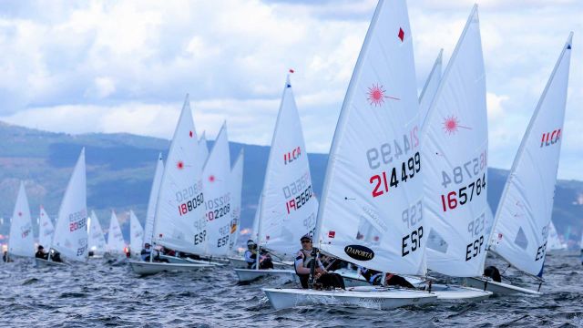 Imagen de una de las pruebas de la primera jornada del Trofeo