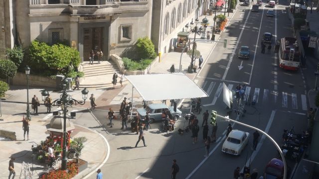 Rodaje de 'Un hombre de acción' de Netflix en Vigo