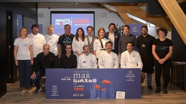 Ángel León y Javi Olleros en la jornada celebrada hoy en A Coruña.