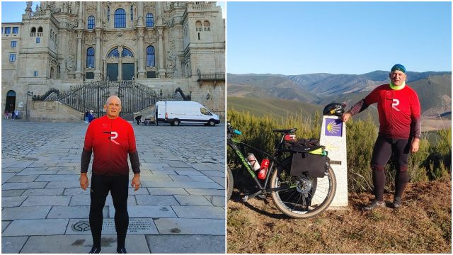 Sergio Cámara tras completar el Camino de Santiago
