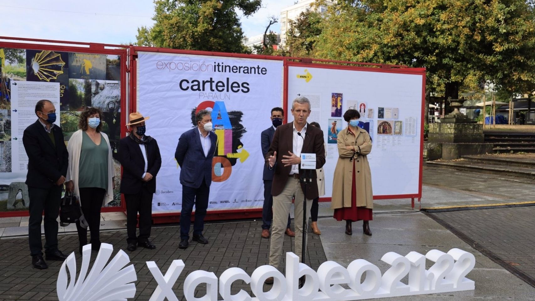 El vicepresidente primero de la Xunta, Alfonso Rueda, ha participado en la inauguración de esta mañana