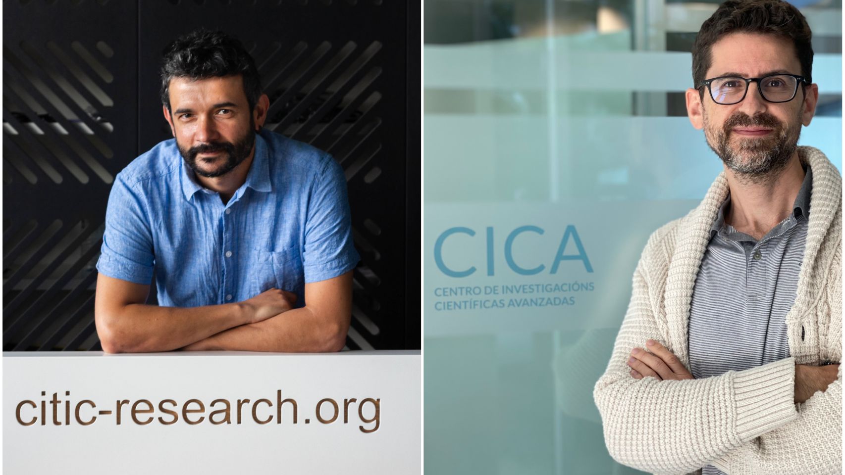 Los investigadores Diego Álvarez y Roberto Javier Brea 