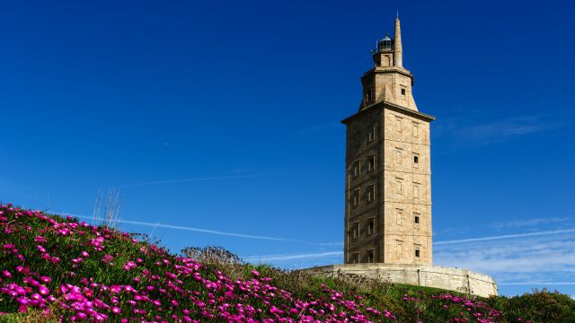 Torre de Hércules en A Coruña.