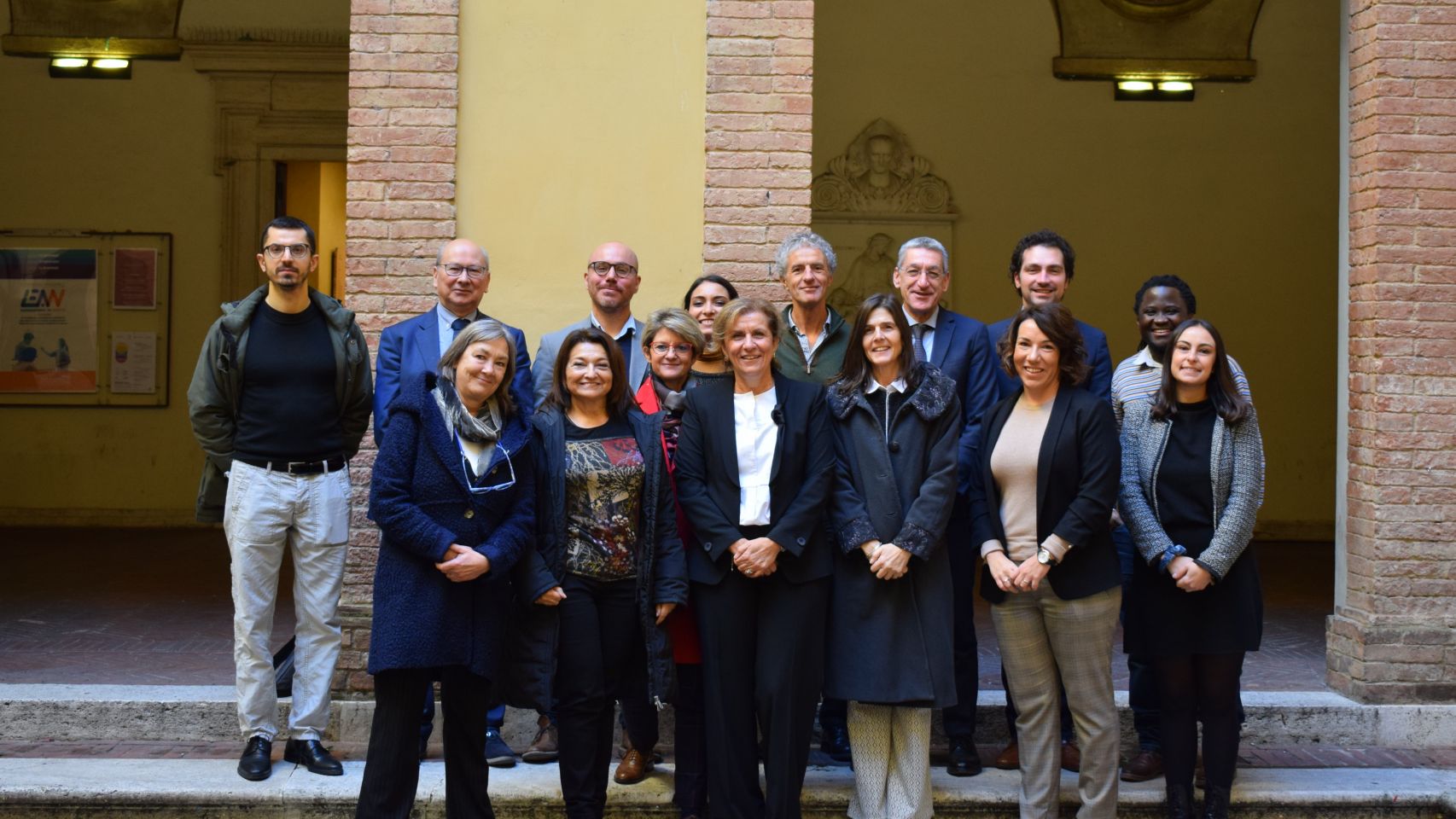 Miembros de consorcio de FISH4FISH durante la presentación del mismo, en diciembre del 2019 en Siena (Italia).