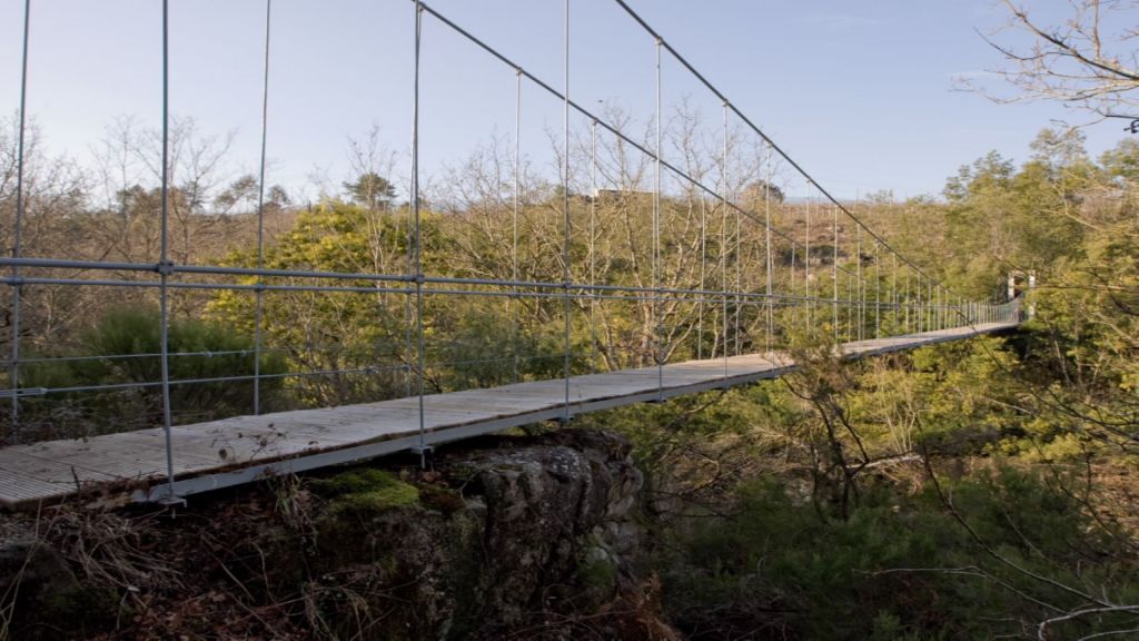Puentes colgantes en para excursionistas sin vértigo