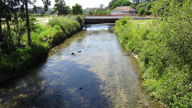 Río Lagares a su paso por Vigo