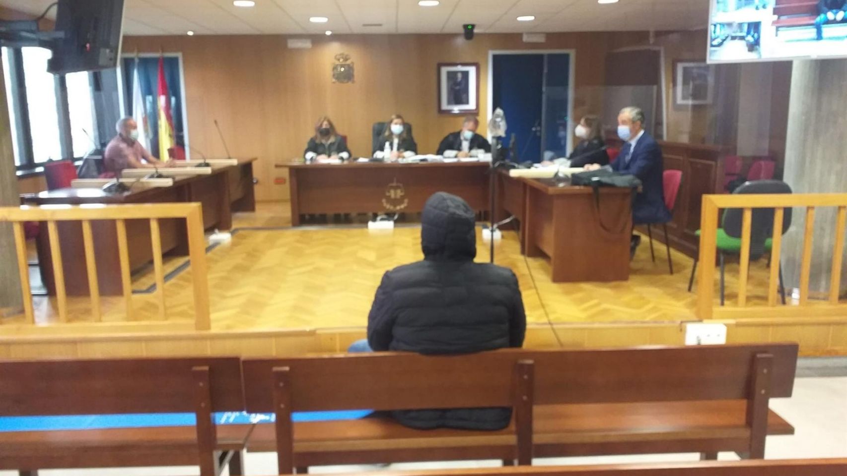 Juicio en la sección quinta de la Audiencia de Pontevedra contra el hombre