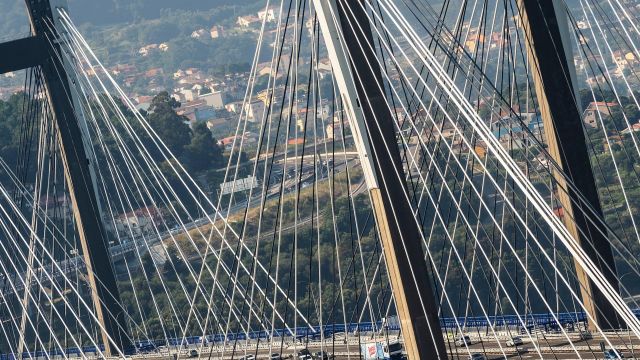 El puente de Rande, en Vigo.