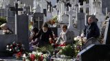 Festividad de Santos en el Cemiterio de Lugo durante el mes de noviembre de 2021