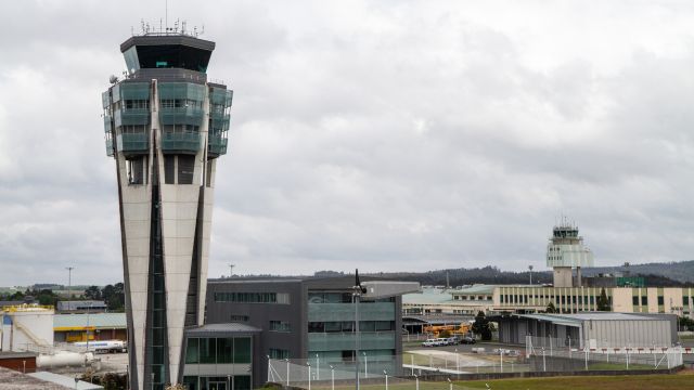 Aeropuerto de Lavacolla, en Santiago de Compostela.