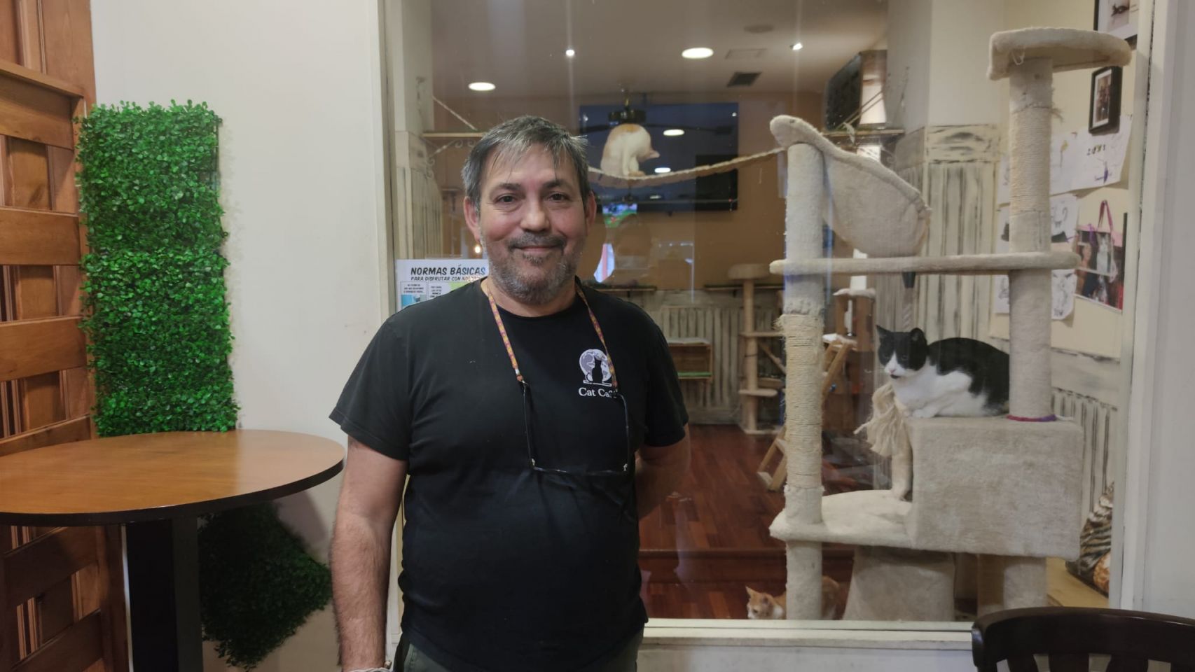 Pedro Soto, dueño del establecimiento