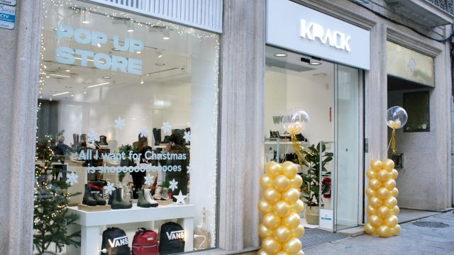 Pop-up store navideña de Krack en Vigo