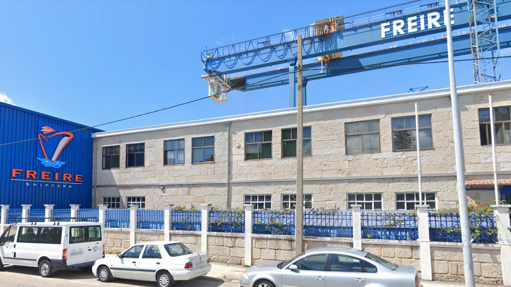 Instalaciones del astillero Freire en Vigo.
