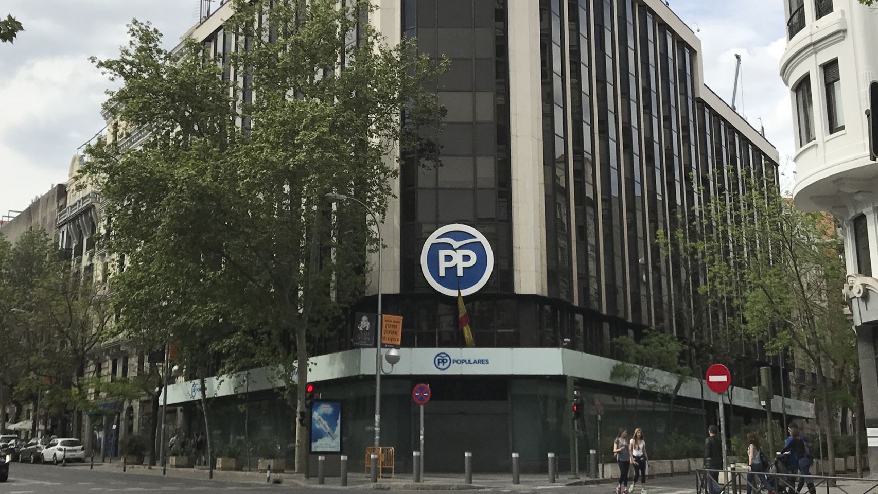 Sede del PP en la calle Génova de Madrid. 