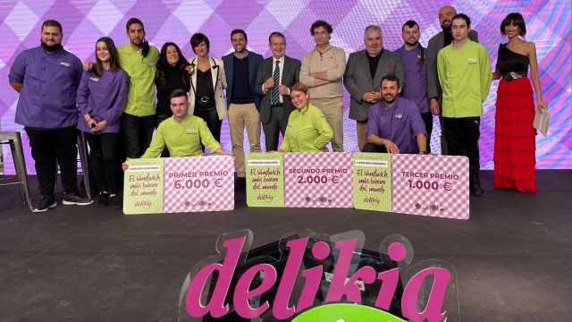 Ganadores del concurso de Delikia 'El sándwich más bueno del mundo'