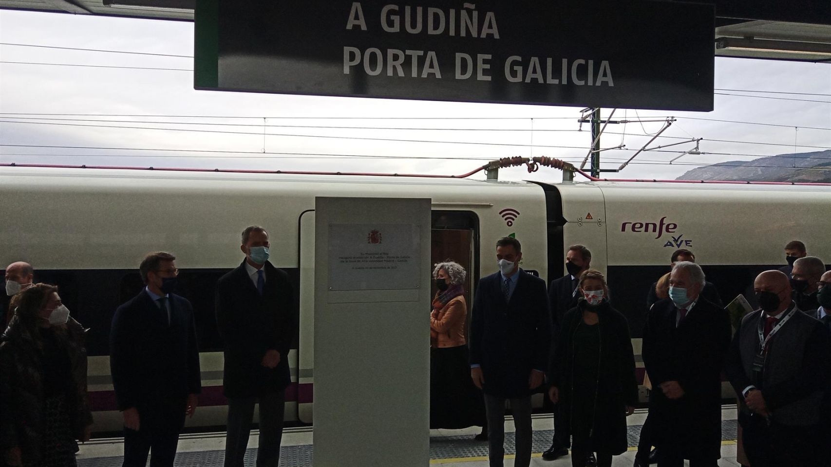 Inauguración del AVE a Galicia.