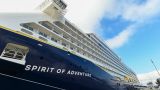 Llegada del crucero `Spirit of Adventure´ al Puerto de A Coruña